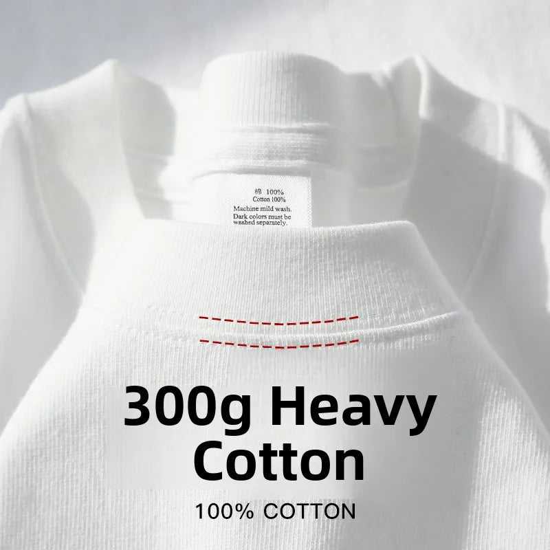 Camiseta Lisa Loose Fit 100% Algodão 300g