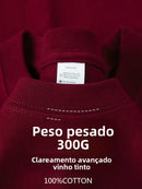 Camiseta Lisa Loose Fit 100% Algodão 300g