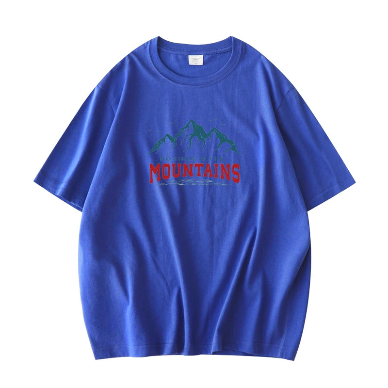 Camiseta Manga Curta Mountain 100%Algodão