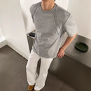 Camiseta Lisa Patchwork