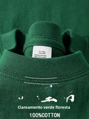 Camiseta Lisa Loose Fit 100% Algodão 300g