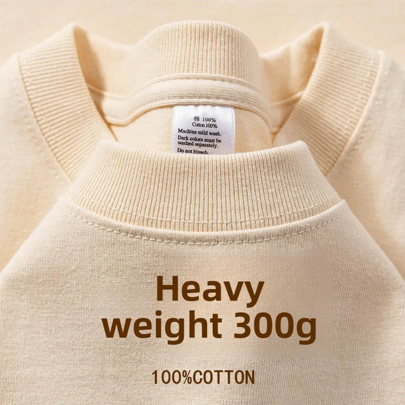 Camiseta Lisa Loose Fit 100% Algodão 300g