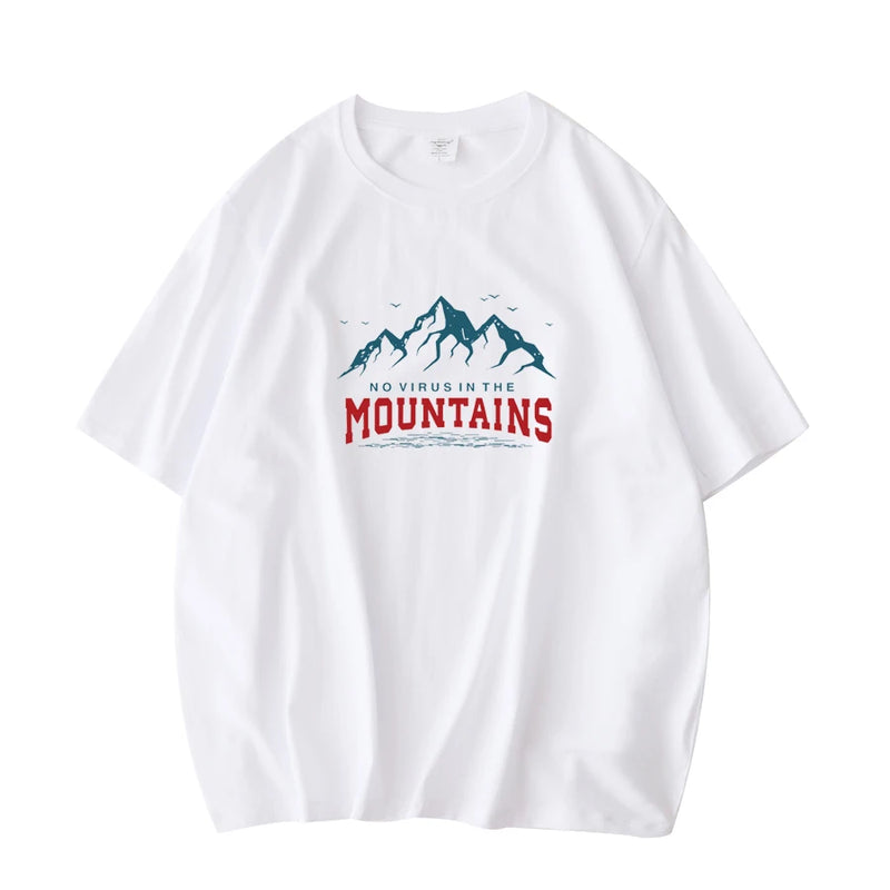 Camiseta Manga Curta Mountain 100%Algodão